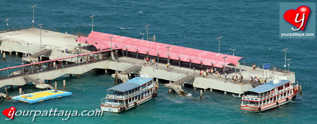 Ferry Koh Larn Ta Waen beach jetty